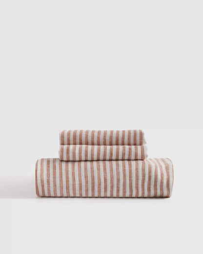 European Linen Fitted Sheet Set