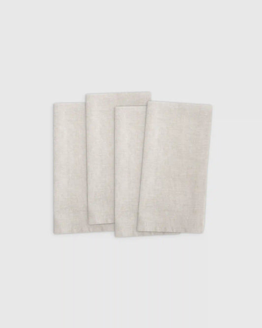 European Linen Chambray Napkin, Set of 4