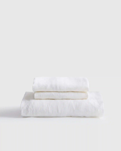 European Linen Fitted Sheet Set