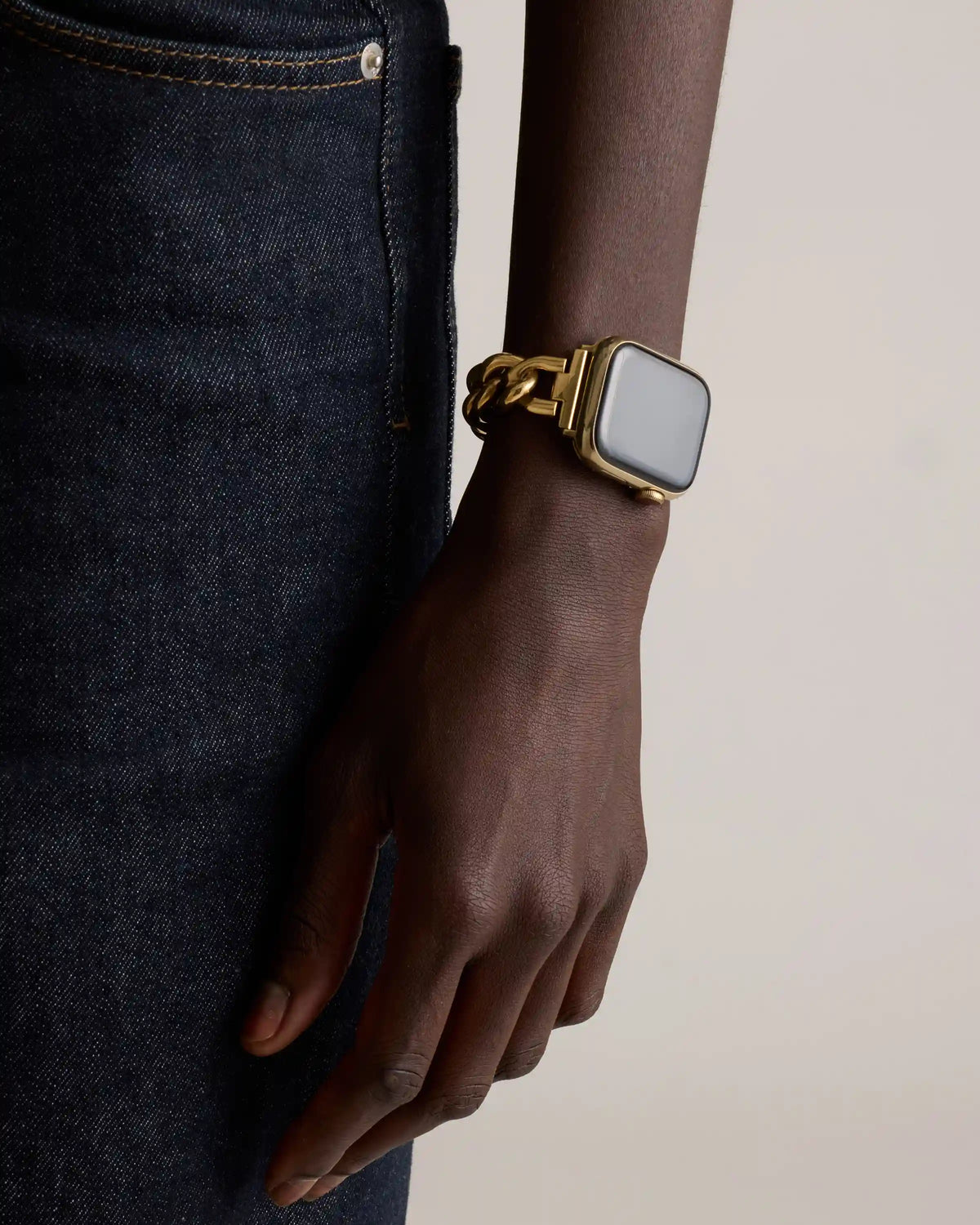 Stainless Steel Bracelet Chain Smartwatch Band