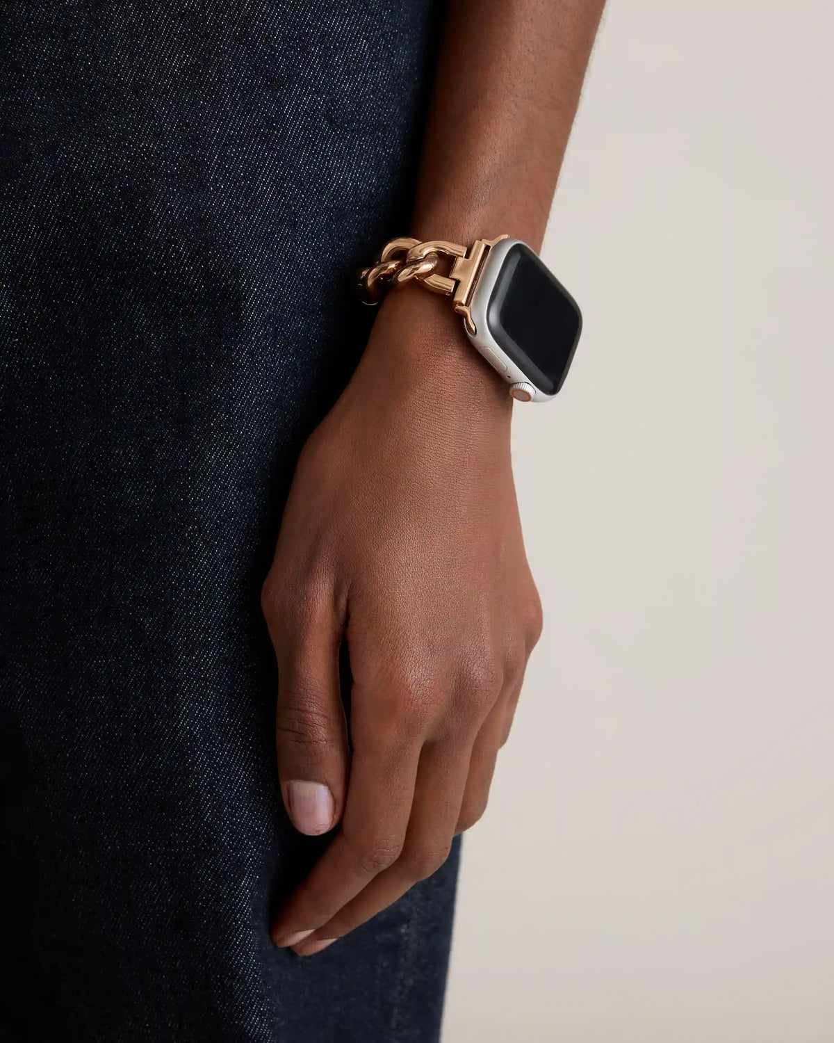Stainless Steel Bracelet Chain Smartwatch Band