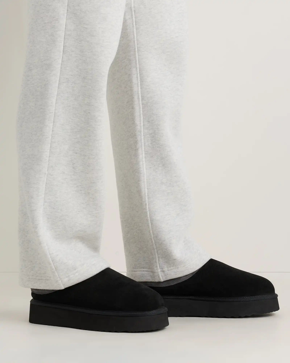 Australian Shearling Platform Clog Slipper
