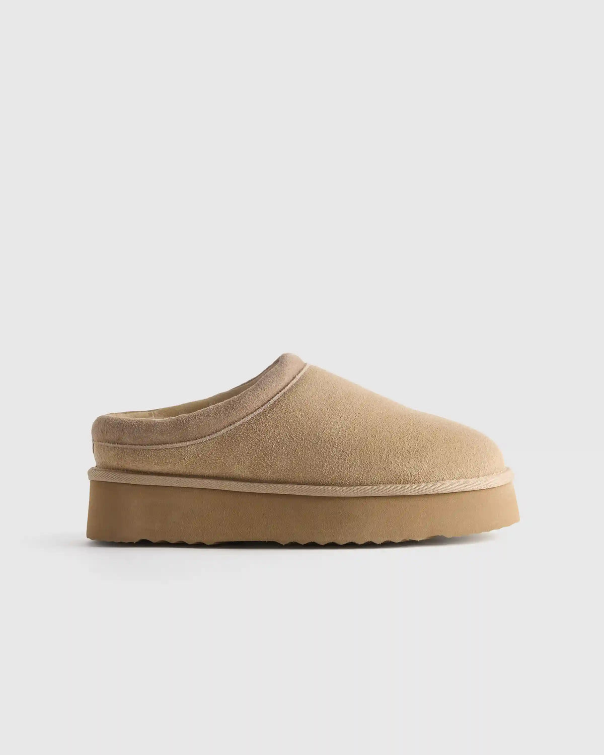 Australian Shearling Platform Clog Slipper