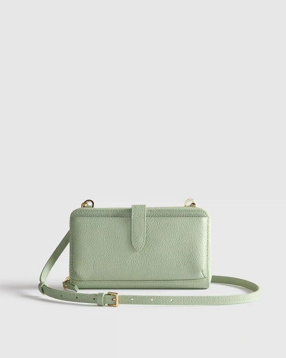 Italian Leather Phone Wallet Crossbody