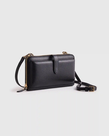 Italian Leather Phone Wallet Crossbody