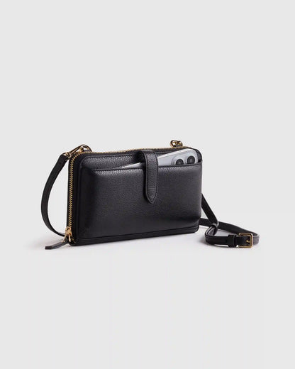 Italian Leather Phone Wallet Crossbody