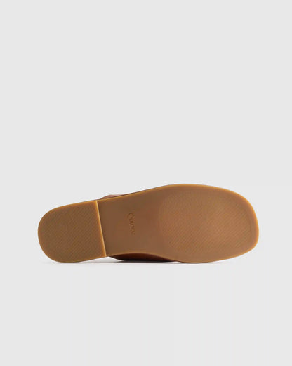 Italian Leather Crossover Slide