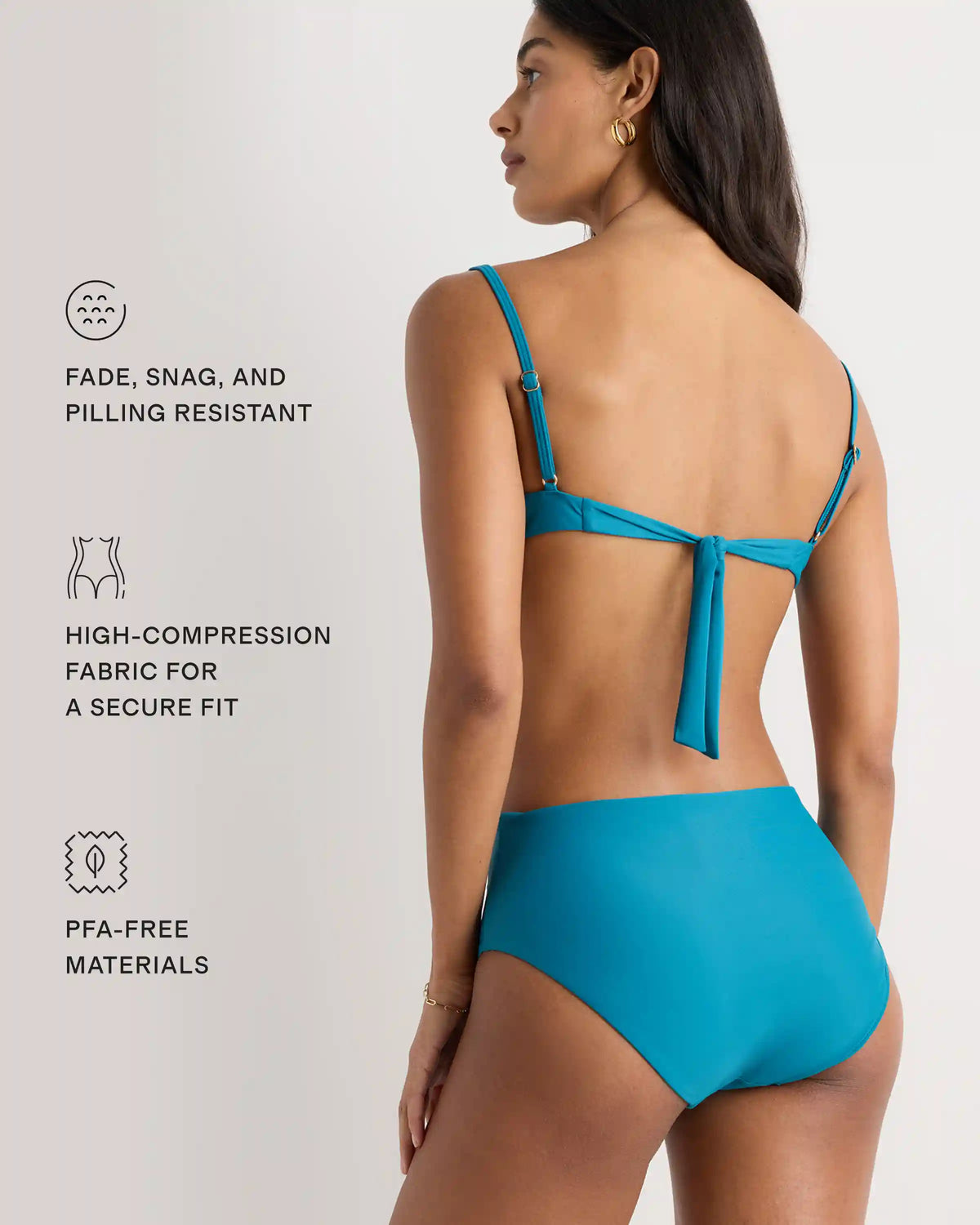Italian High-Rise Bikini Bottom