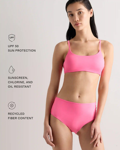 Italian Scoop Neck Bikini Top