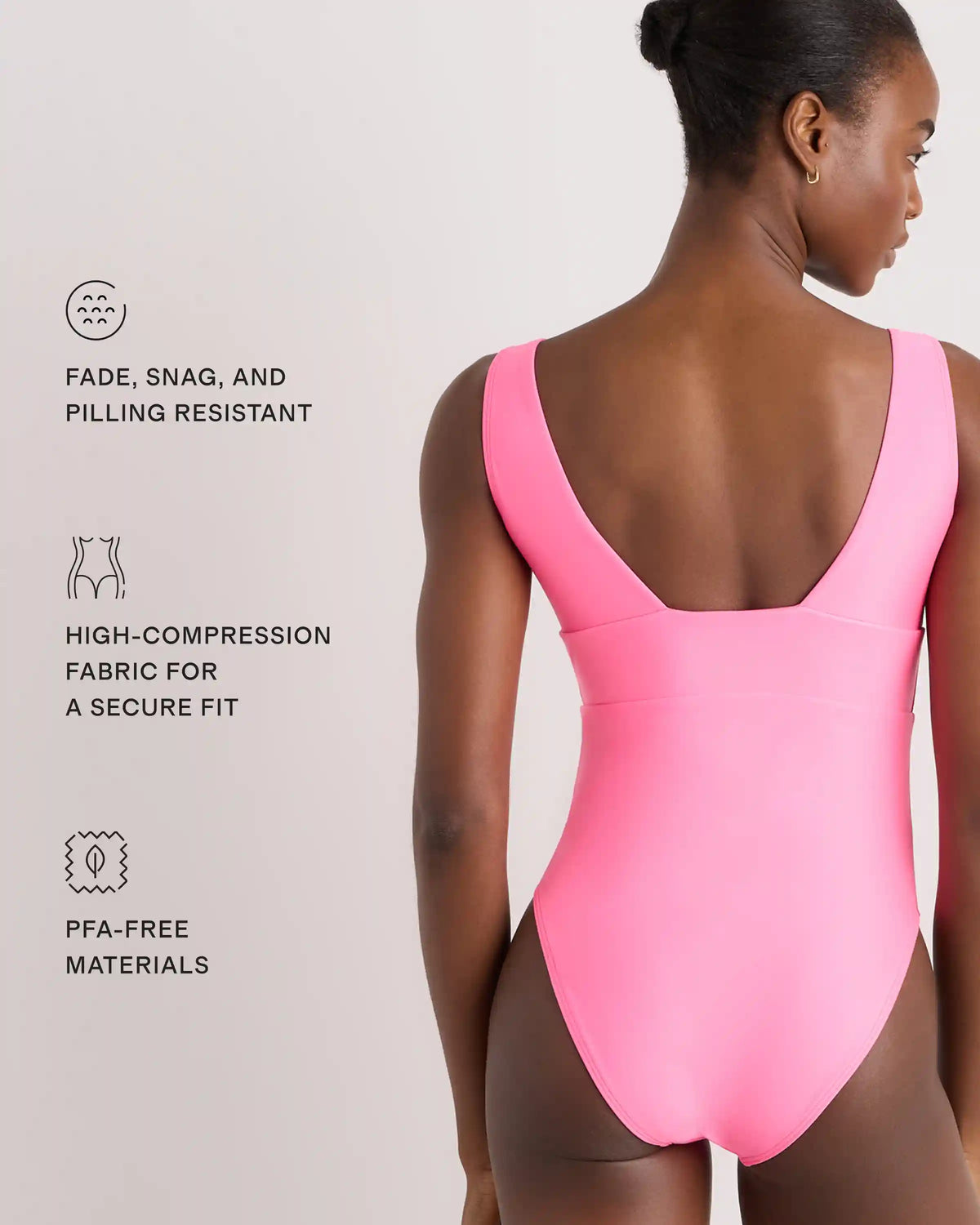 Italian Plunge One-Piece Swimsuit