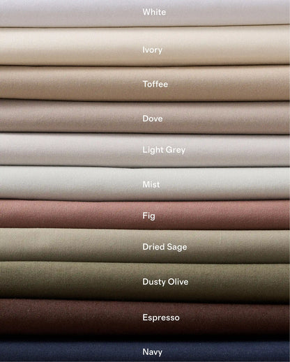 Organic Crisp Percale Sheet Set