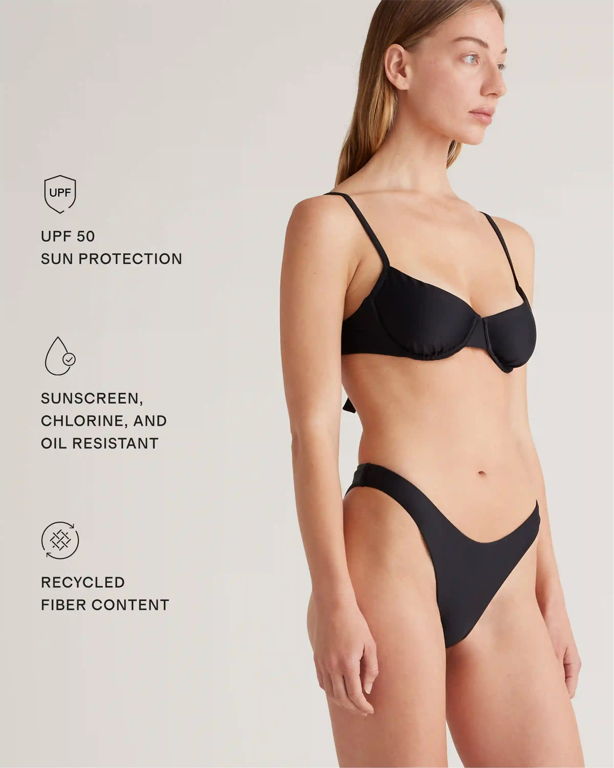 Italian High-Leg Bikini Bottom