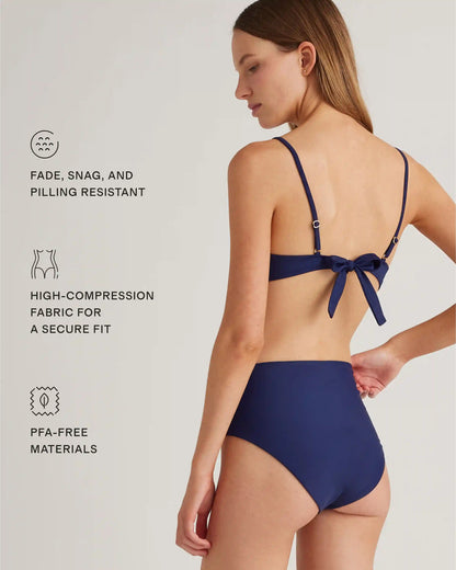 Italian High-Rise Bikini Bottom
