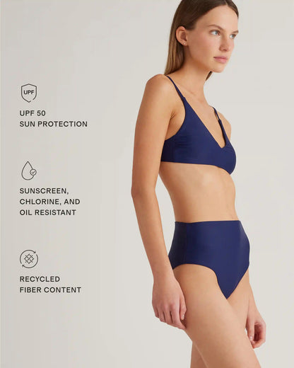 Italian V-Neck Bikini Top