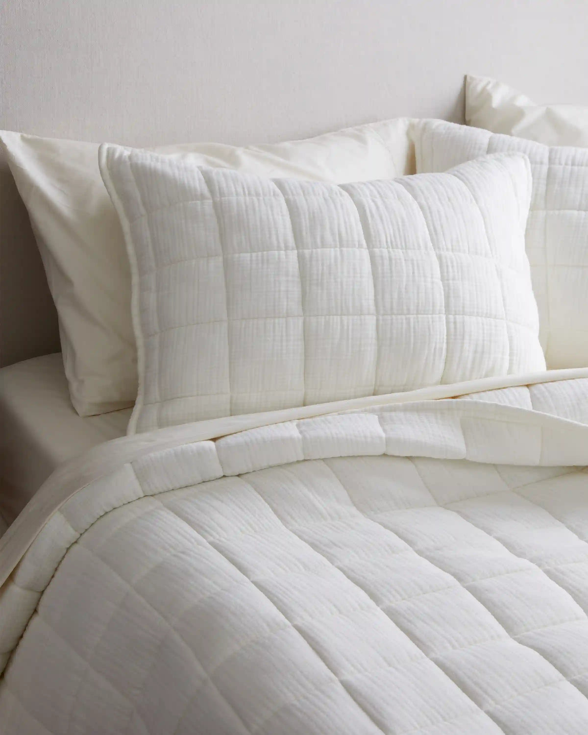 Organic Cotton Gauze Box Quilt Set