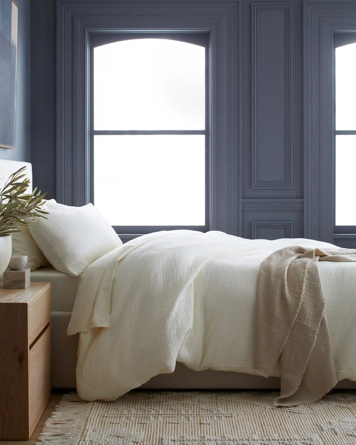 Organic Cotton Gauze Duvet Cover Set