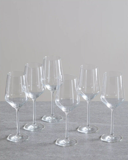 Pure White Wine Glass, Set of 6