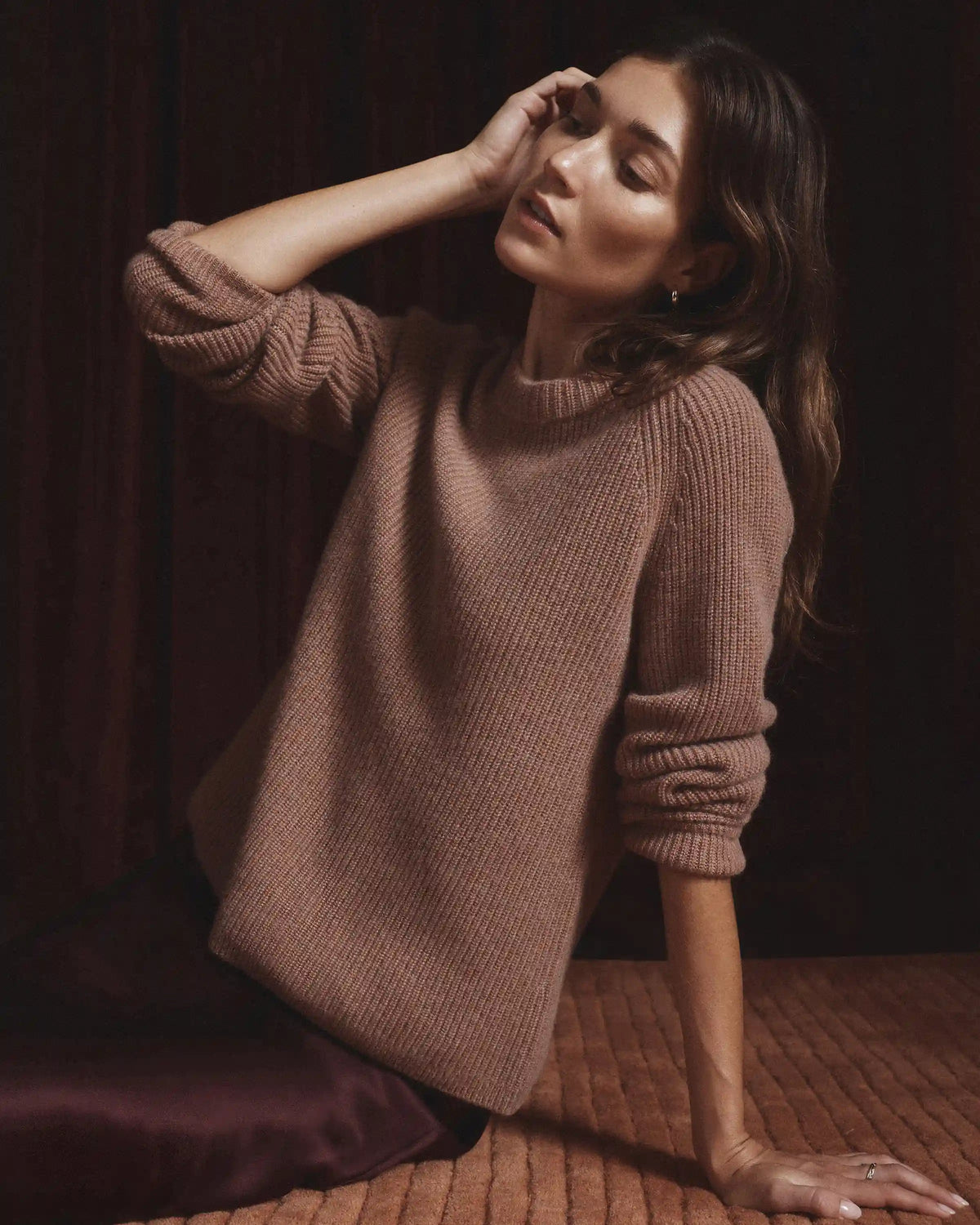 100% Organic Cotton Fisherman Crew Sweater