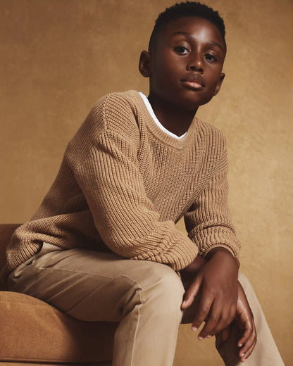 100% Organic Cotton Fisherman Tunic Sweater