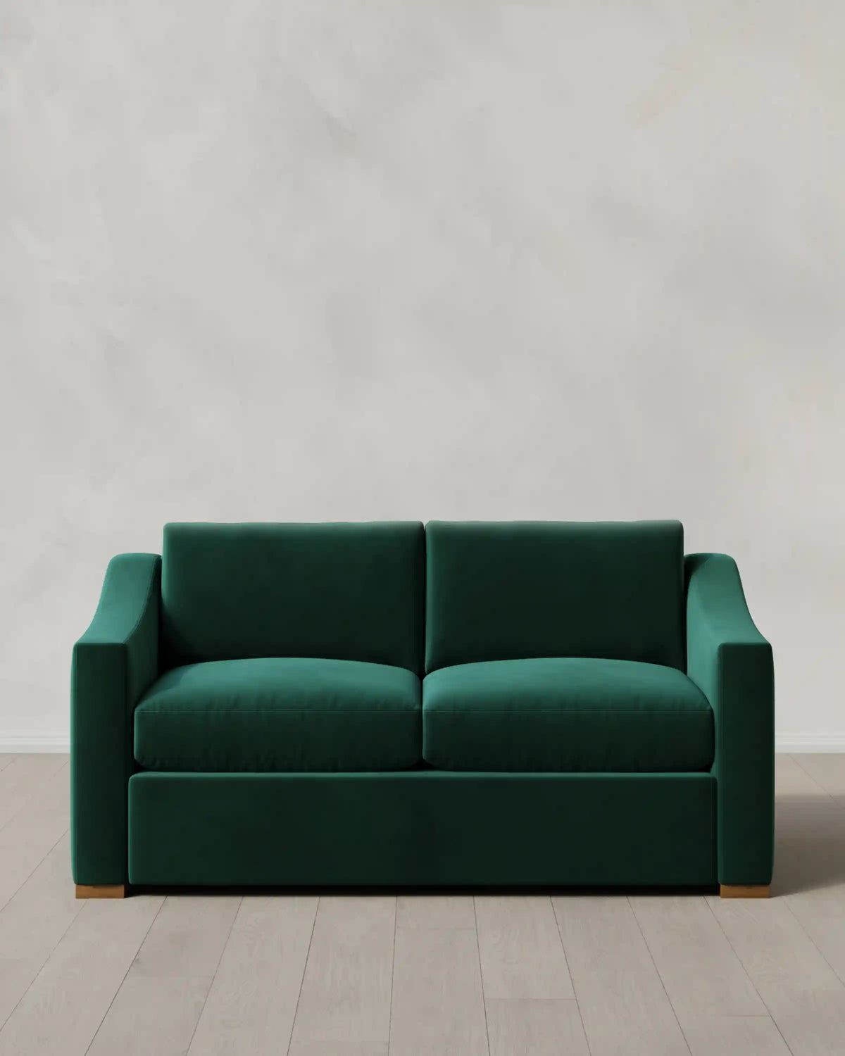 Hollis Slope Arm Sofa in Performance Velvet