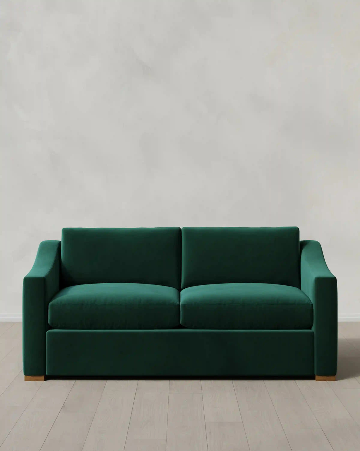 Hollis Slope Arm Sofa in Performance Velvet