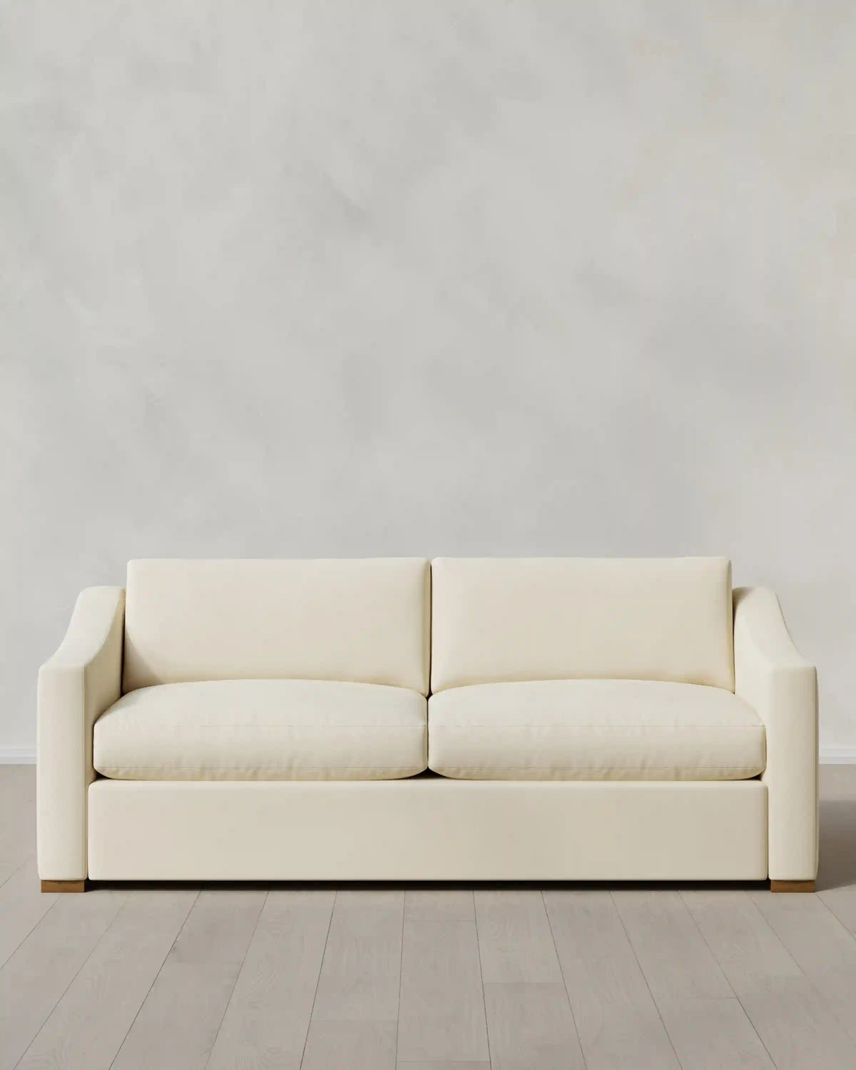 Hollis Slope Arm Sofa in Performance Velvet