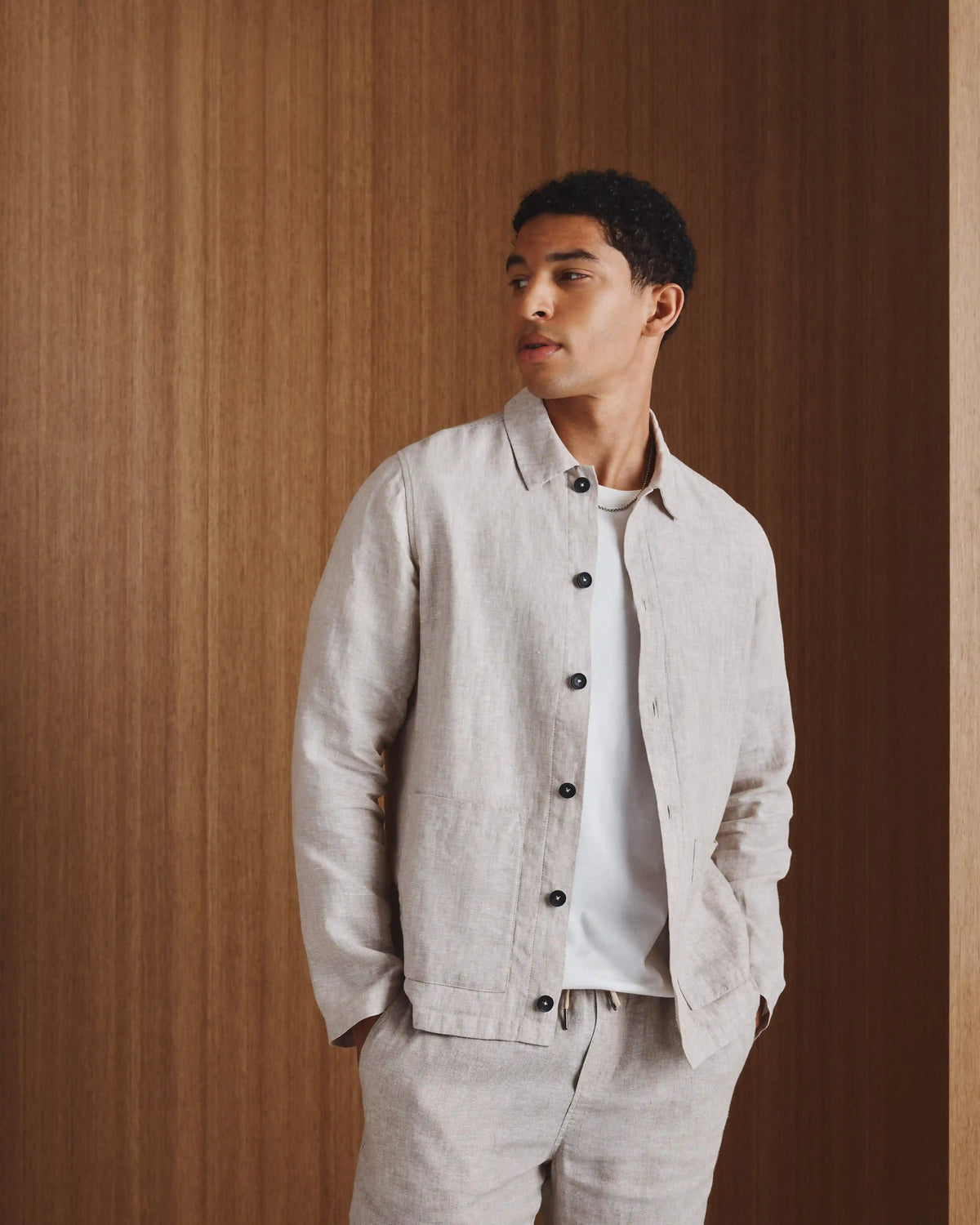 Cotton Modal Crew Neck Tee