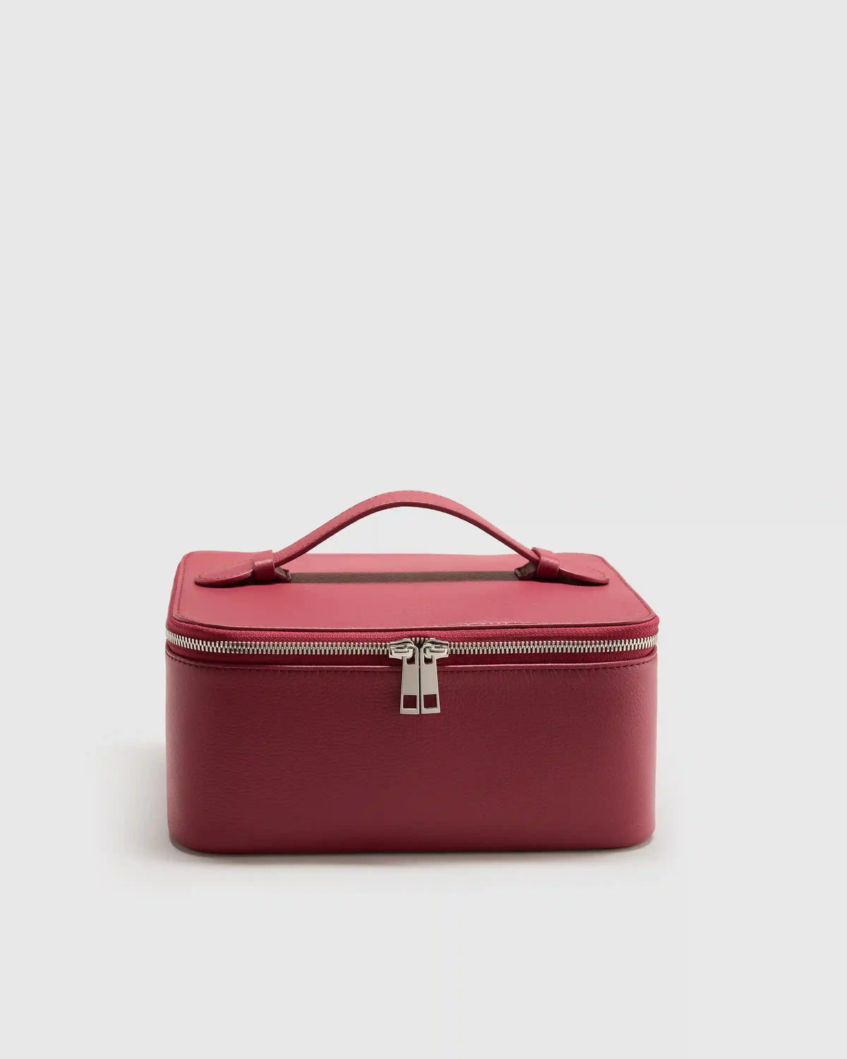Italian Leather Travel Cosmetic Case