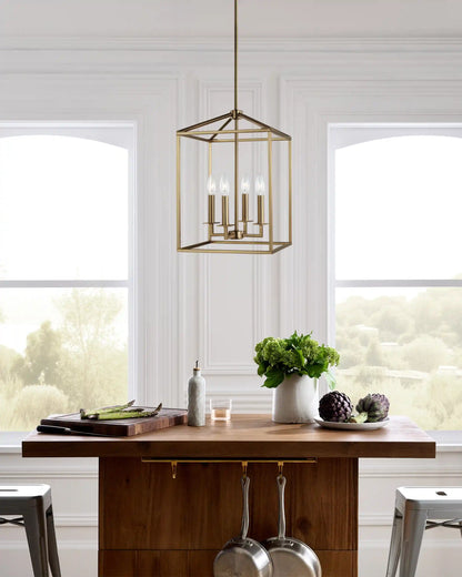 Steel Lantern Pendant Light
