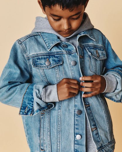 Boys 100% Organic Cotton Denim Jacket
