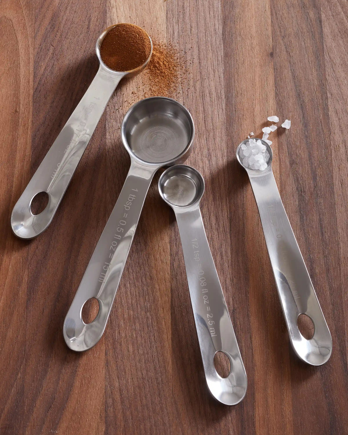 Stainless Steel Measuring Cups & Spoons Set