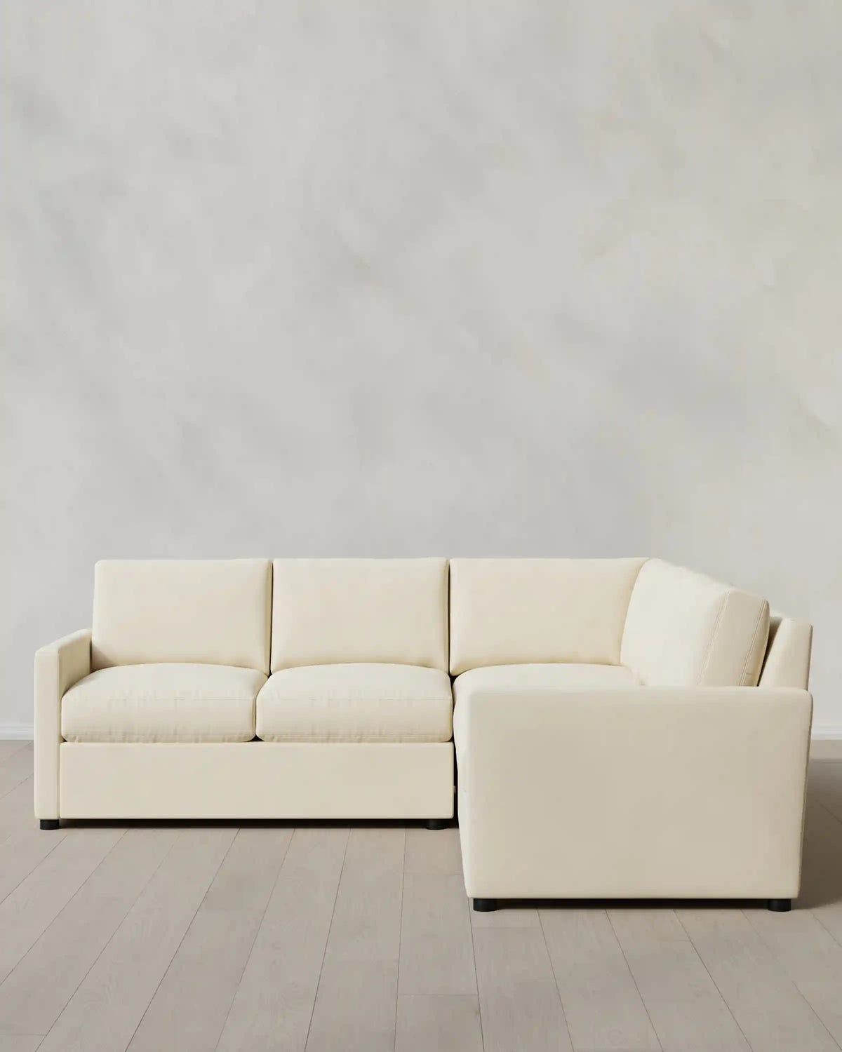Brennan L Sectional in Performance Velvet
