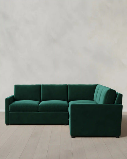 Brennan L Sectional in Performance Velvet