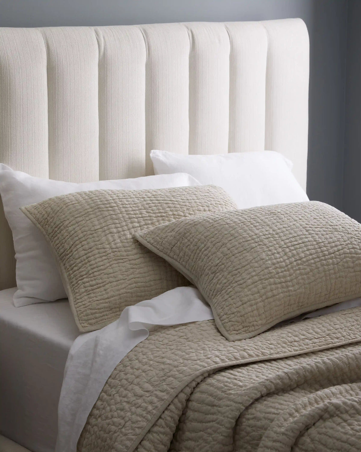 European Linen Cotton Stitch Quilt