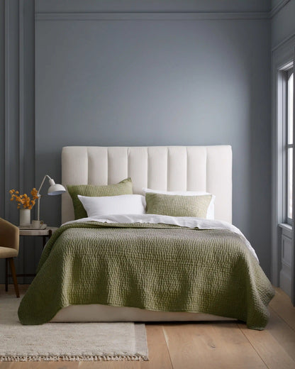 European Linen Cotton Stitch Quilt