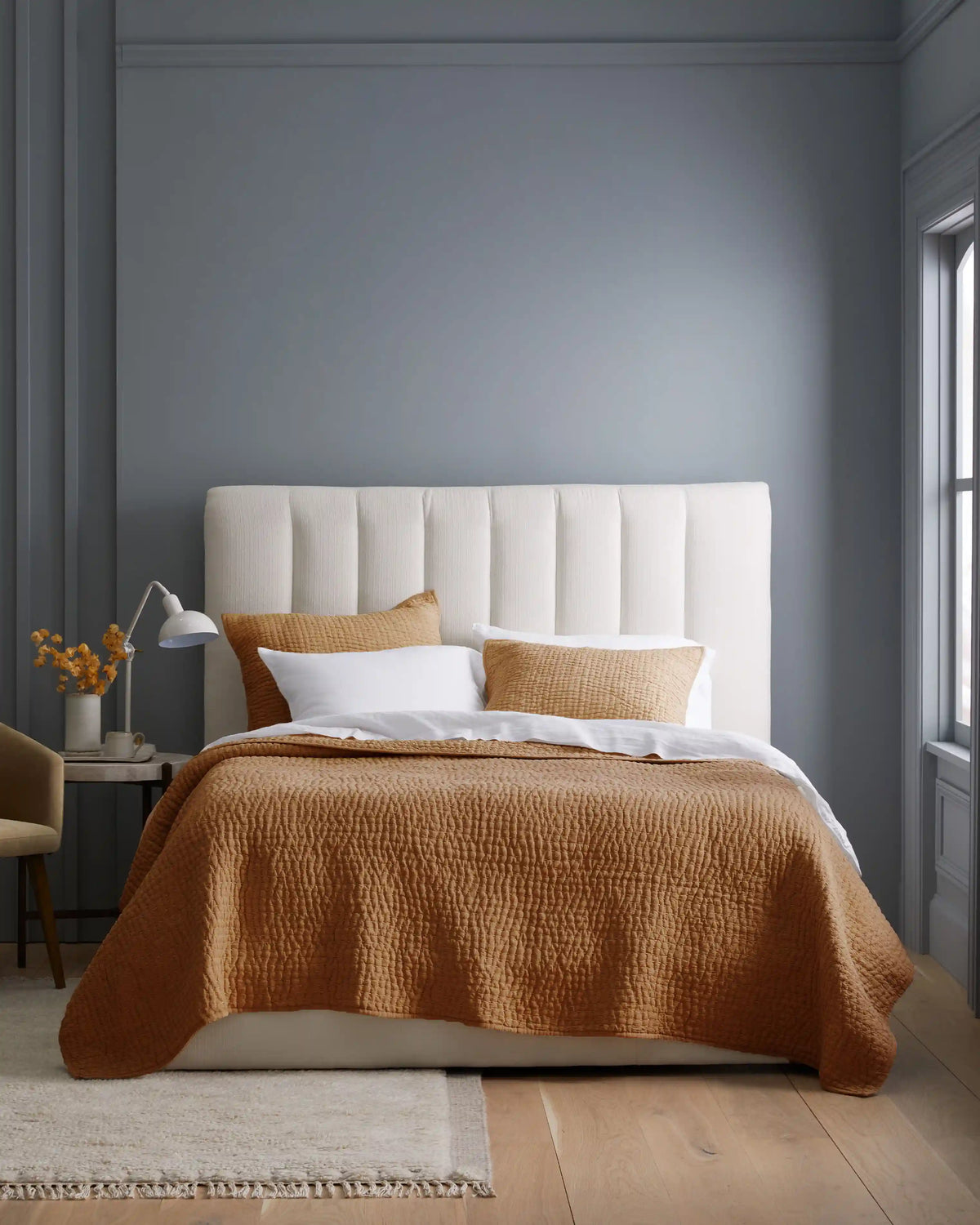 European Linen Cotton Stitch Quilt