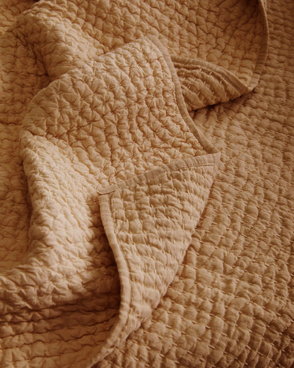 European Linen Cotton Stitch Quilt Set