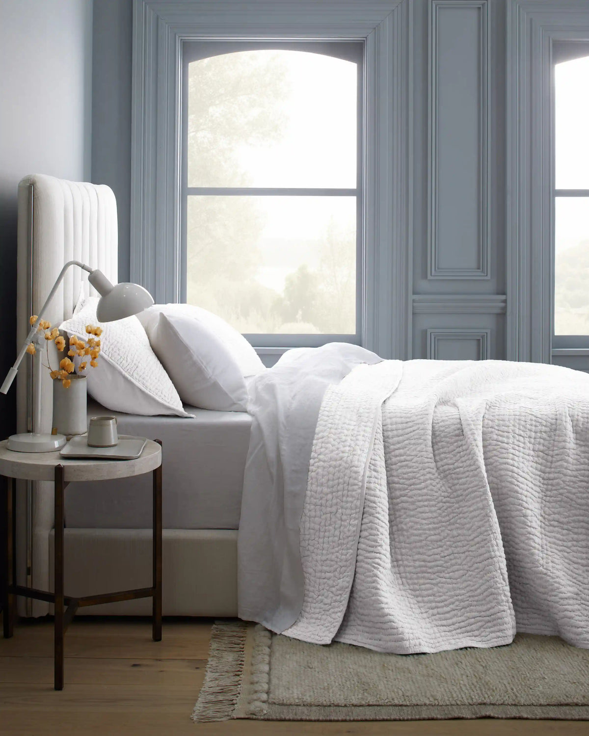 European Linen Cotton Stitch Quilt