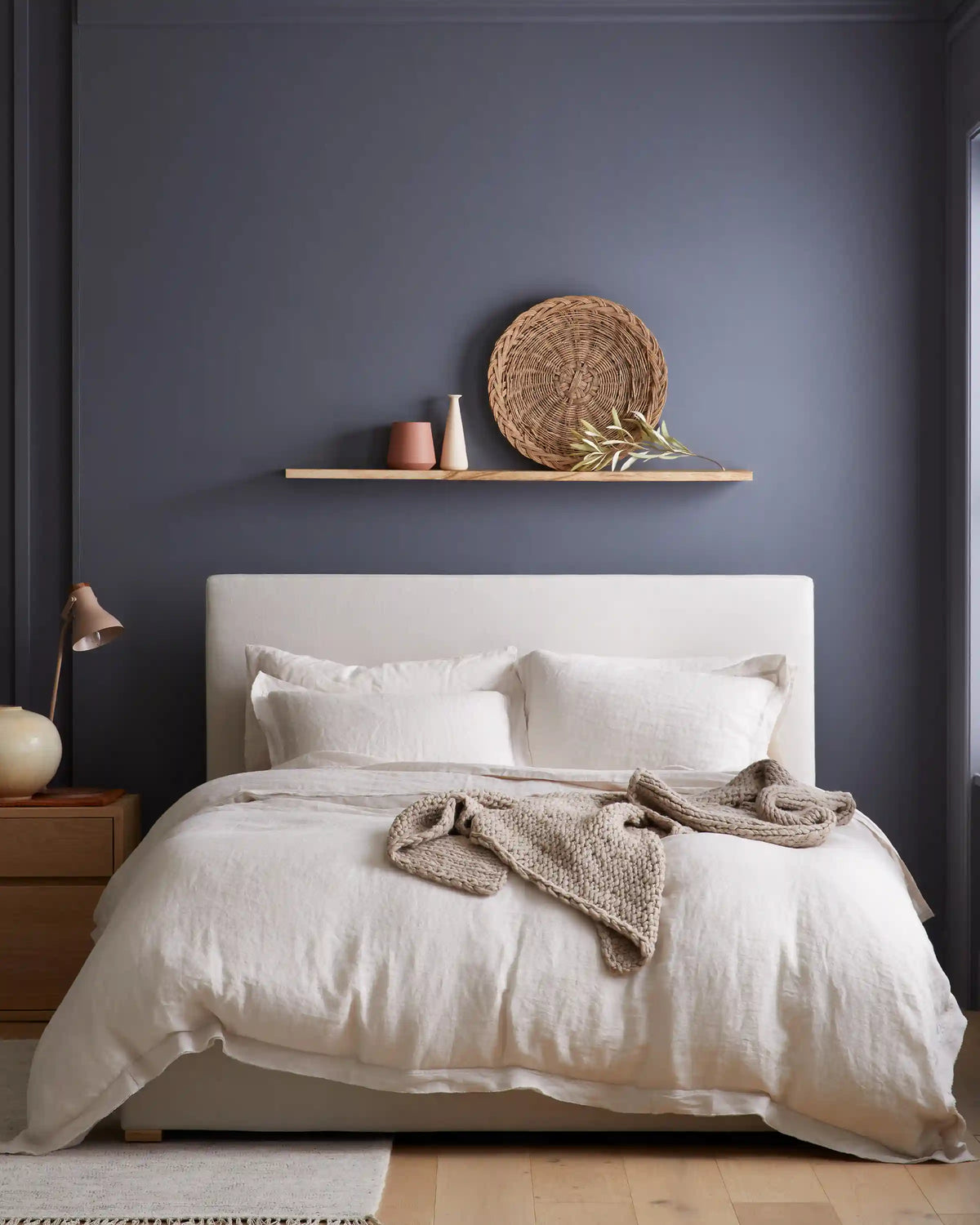 European Linen Double Flange Deluxe Bedding Bundle