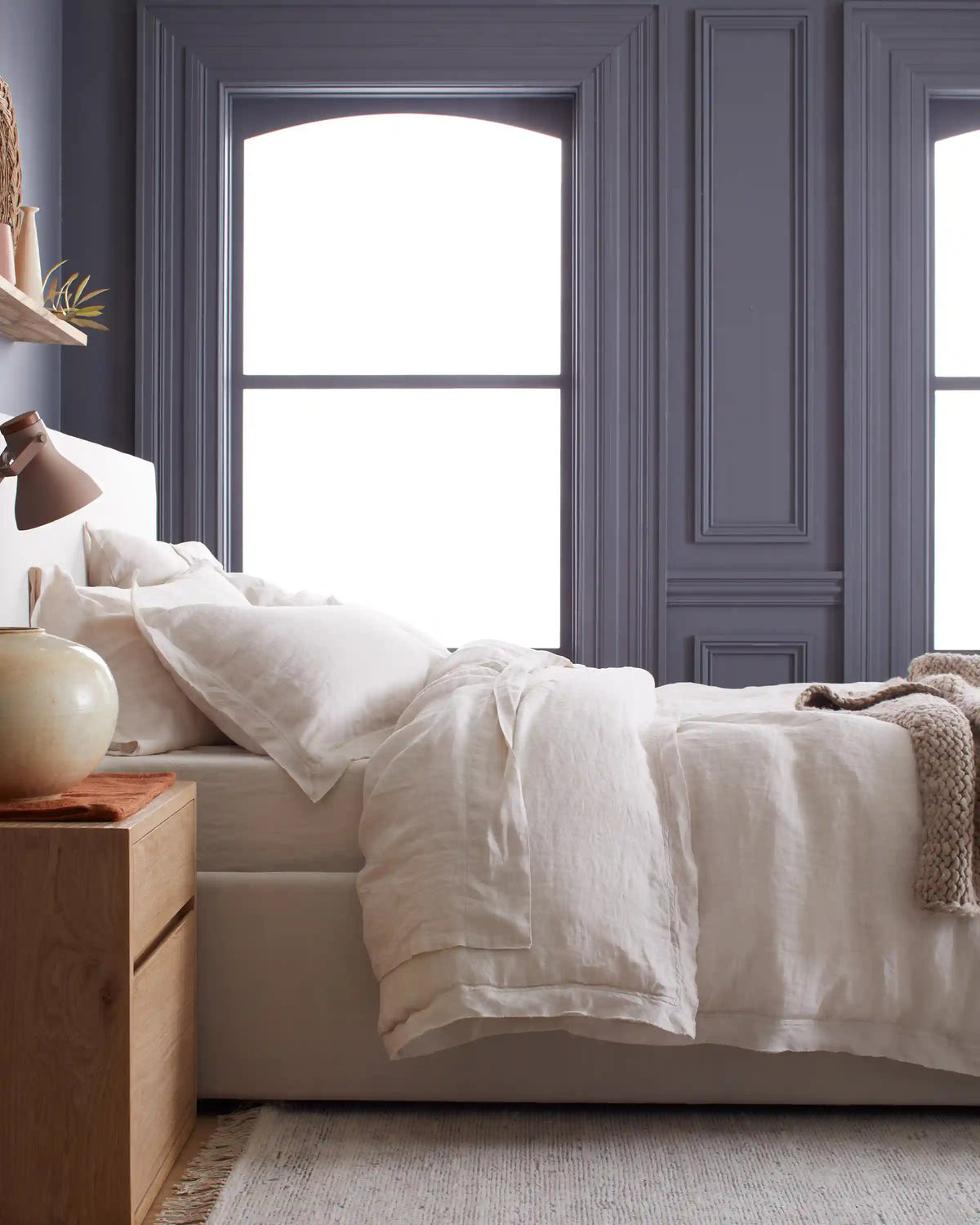 European Linen Double Flange Deluxe Bedding Bundle