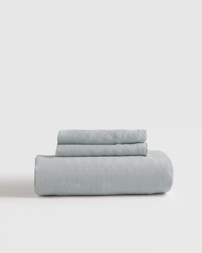 European Linen Fitted Sheet Set