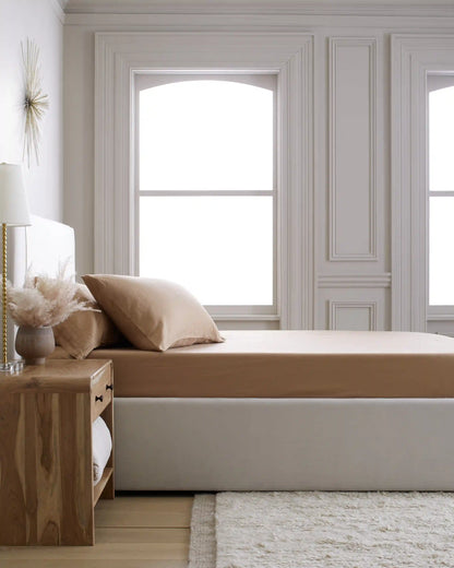 European Linen Fitted Sheet Set