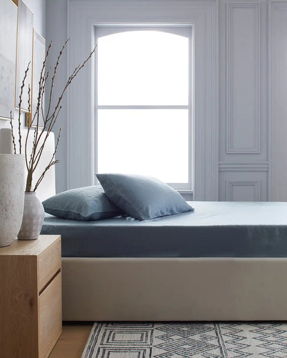 European Linen Fitted Sheet Set