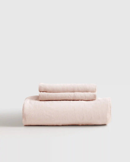European Linen Fitted Sheet Set