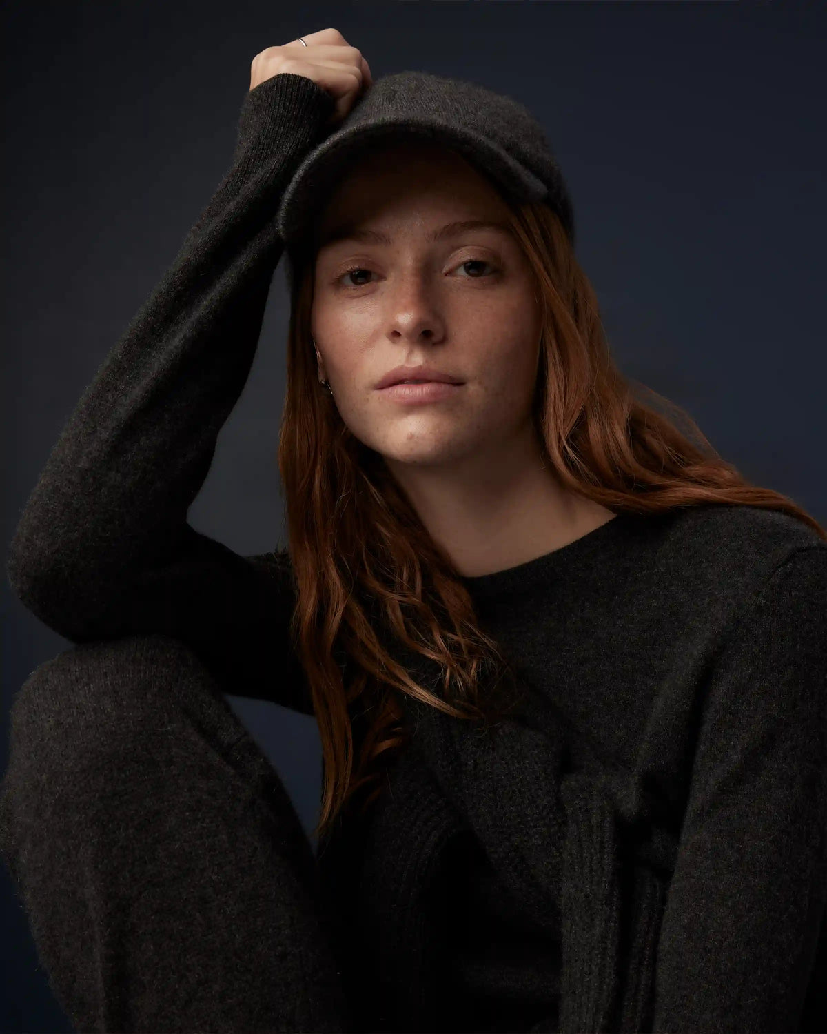 Cashmere Baseball Cap