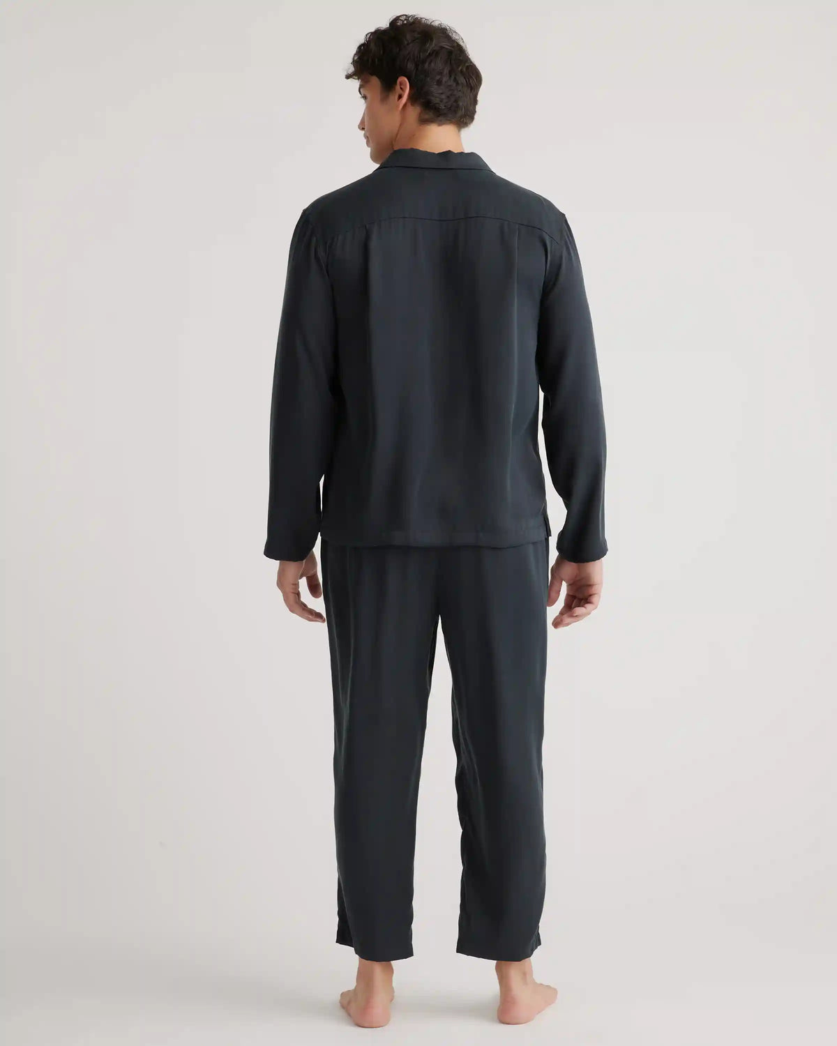100% Washable Silk Button Down Pant Set