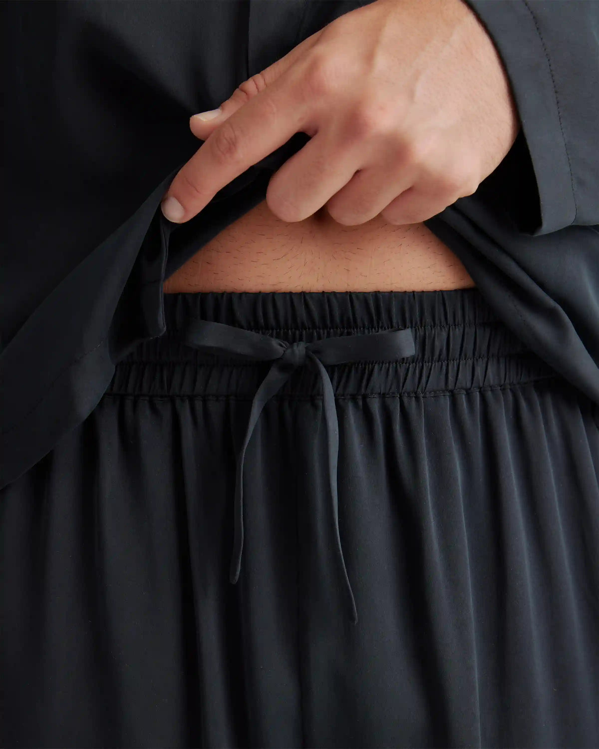 100% Washable Silk Button Down Pant Set