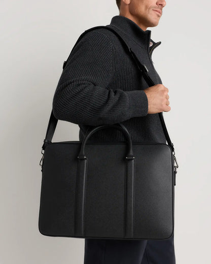 Italian Saffiano Briefcase