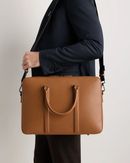 Italian Saffiano Briefcase