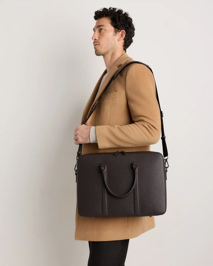 Italian Saffiano Briefcase